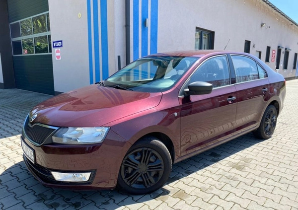 Skoda RAPID cena 26900 przebieg: 184450, rok produkcji 2013 z Szczecinek małe 596